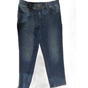 M Jeans Womens 14 Regular Stretch Denim0 Mid Wash Repreve Blend